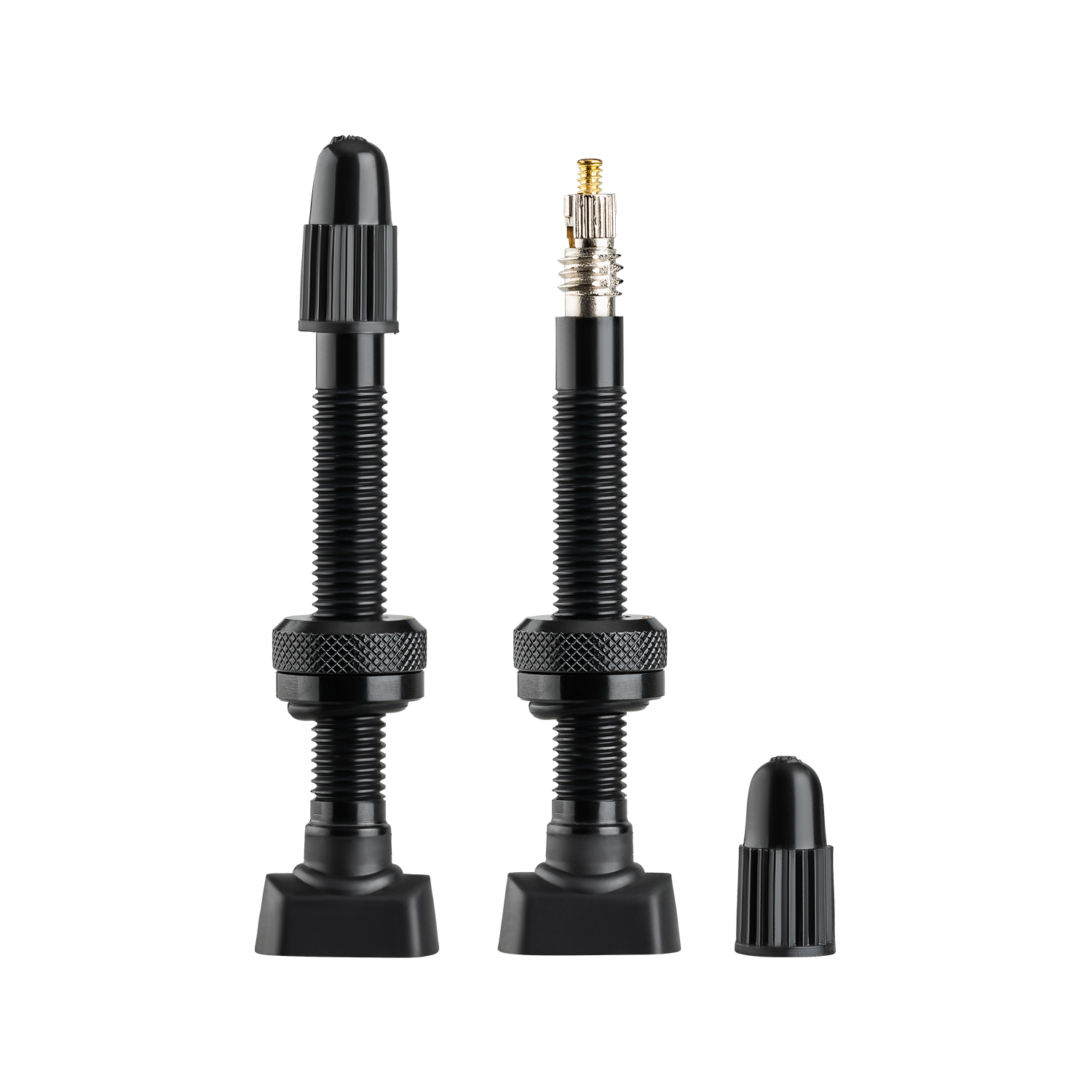 Slangeløs ventil med gevindbøsning og beskyttelseshætte (2 stk.)